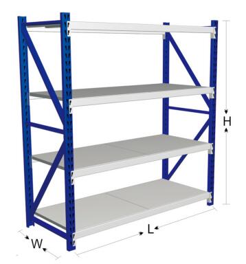 Light storage rack